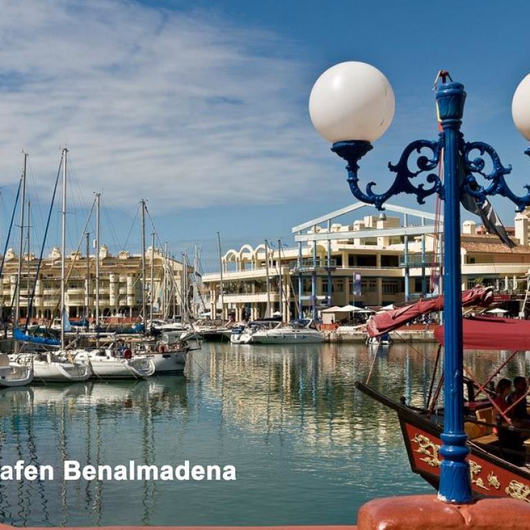 hafen, benalmadena, segelboote, promenade, spanien, costa del sol, urlaub, marina, boote, architektur
