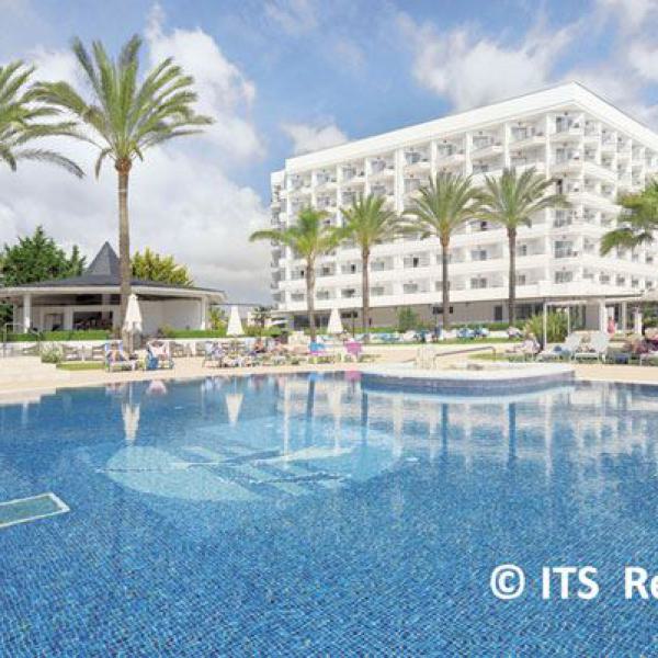 hotel cala millor, mallorca, poolanlage, palmengarten, urlaub, its reisen, spanien, 
