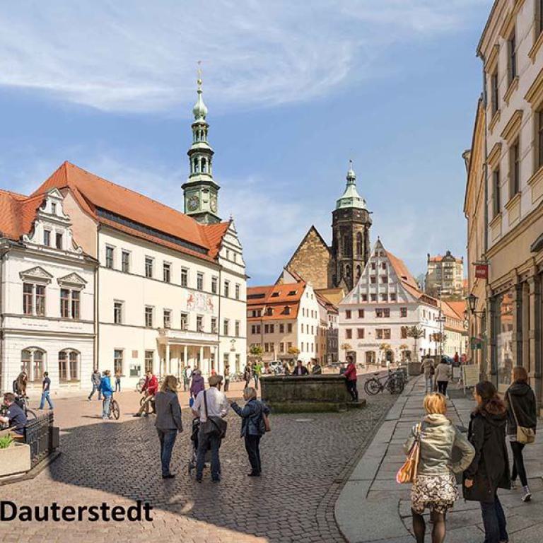 pirna, marktplatz, awo, seniorenreisen, altstadt, sachsen, historisch, urlaub, erholung, stadtbild,