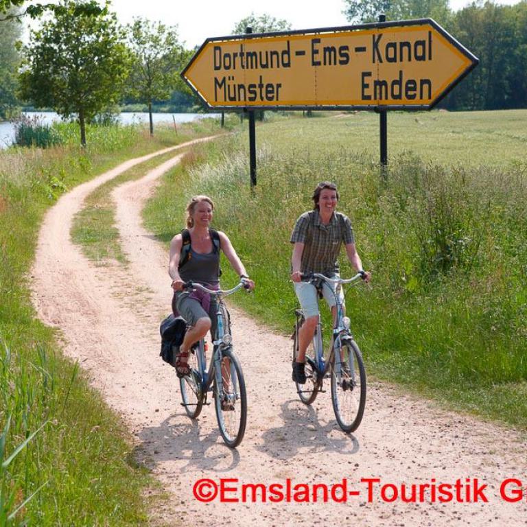 meppen, dortmund-ems-kanal, radfahrer, awo, seniorenreisen, fahrradtour, kanal,