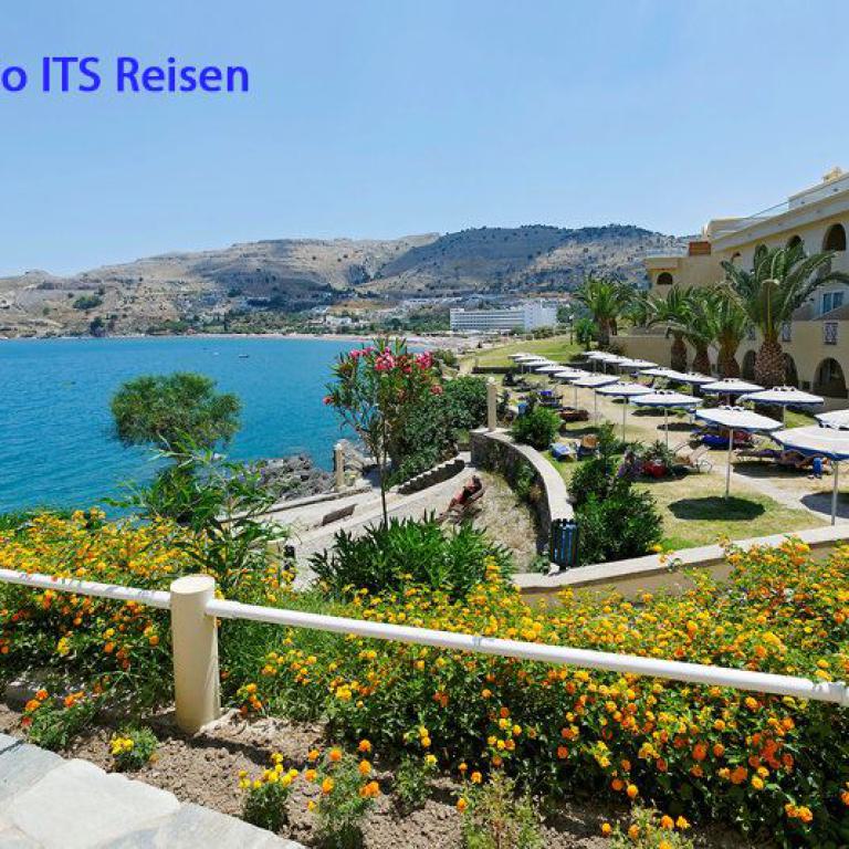 cooee lindos, griechenland, awo, seniorenreisen, hotel, strand, meer,