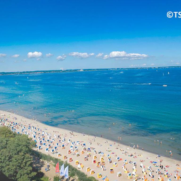 timmendorfer strand, strand, ostsee, luftaufnahme, awo, seniorenreisen, mecklenburg-vorpommern