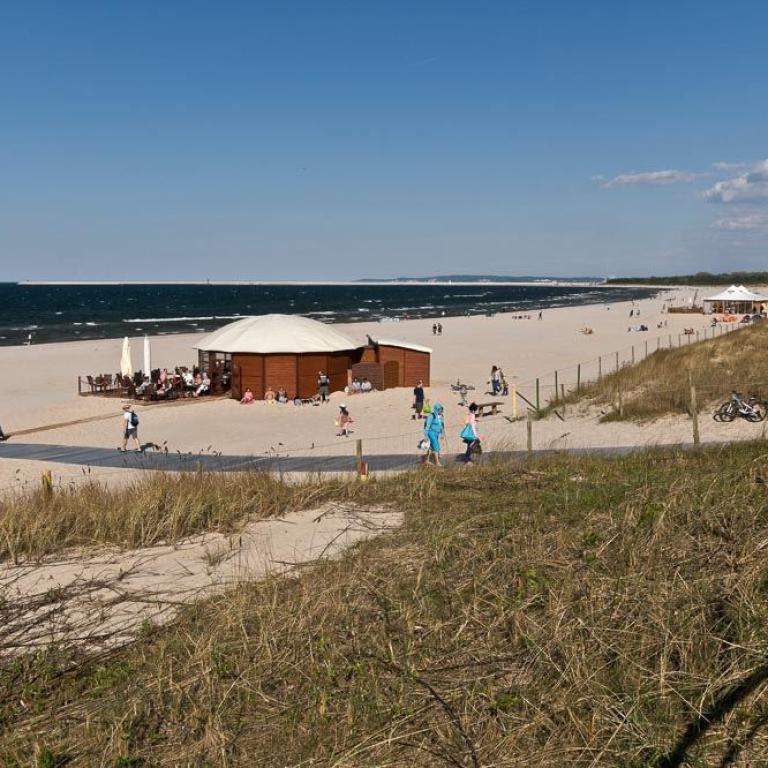 strand, swinemünde, ostsee, sand, meer, sommer, urlaub, küste, tourismus, entspannung